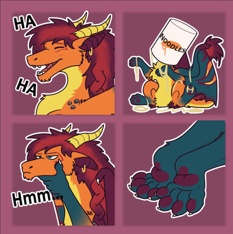 Sleepy sticker set